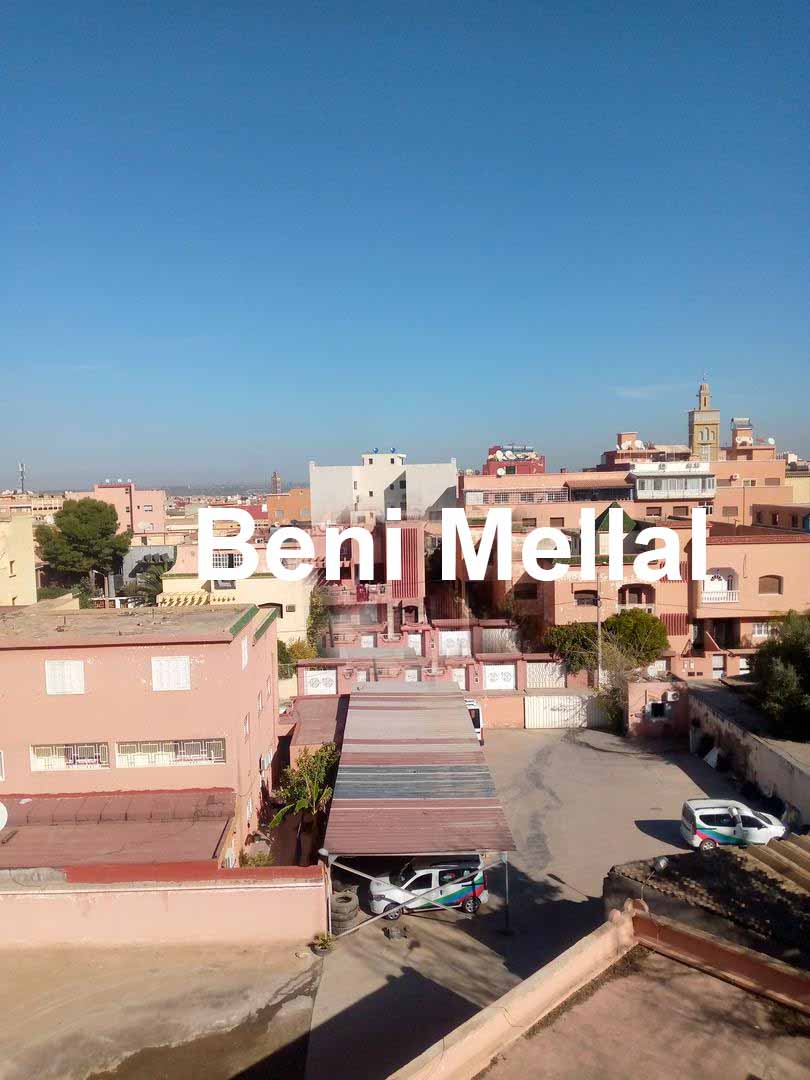 شقة للكراء قرب المحكمة وبنك المغرب مدينة بني ملال