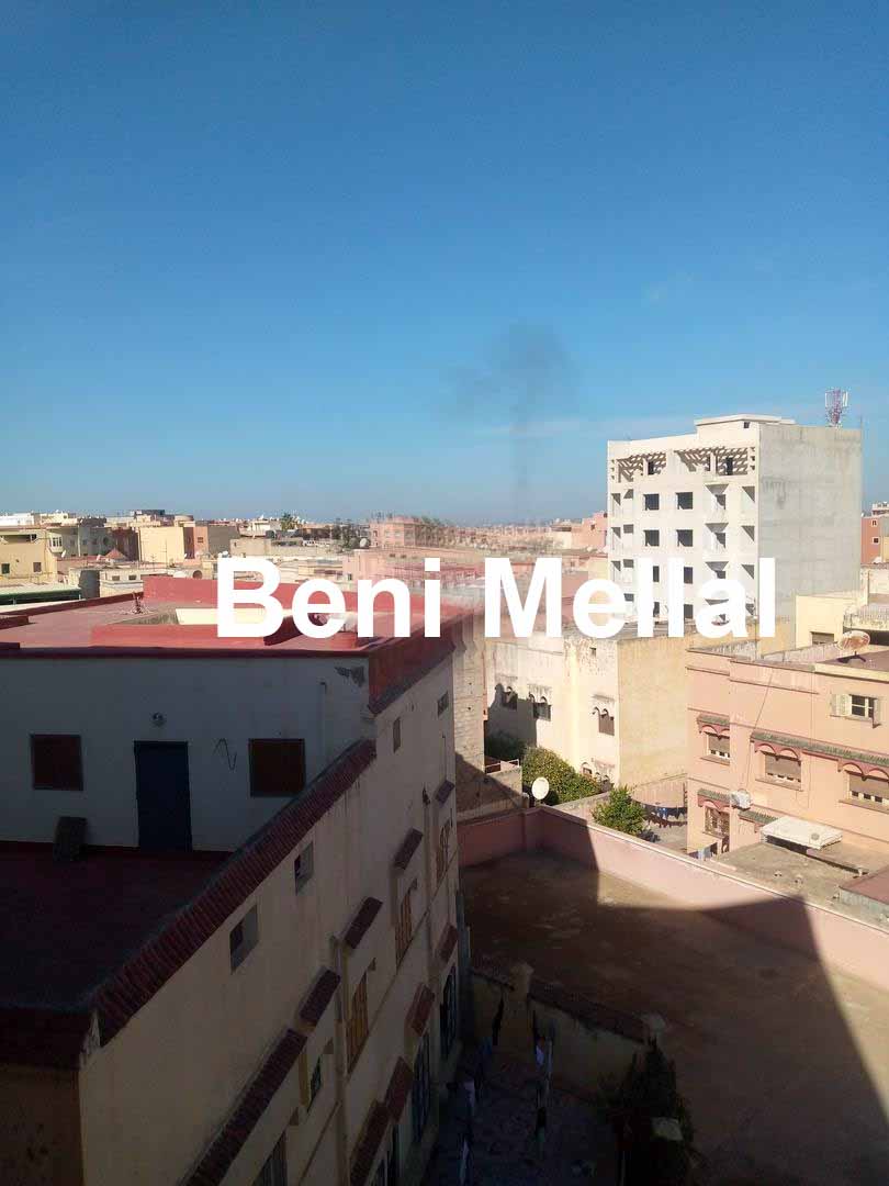 شقة للكراء قرب المحكمة وبنك المغرب مدينة بني ملال