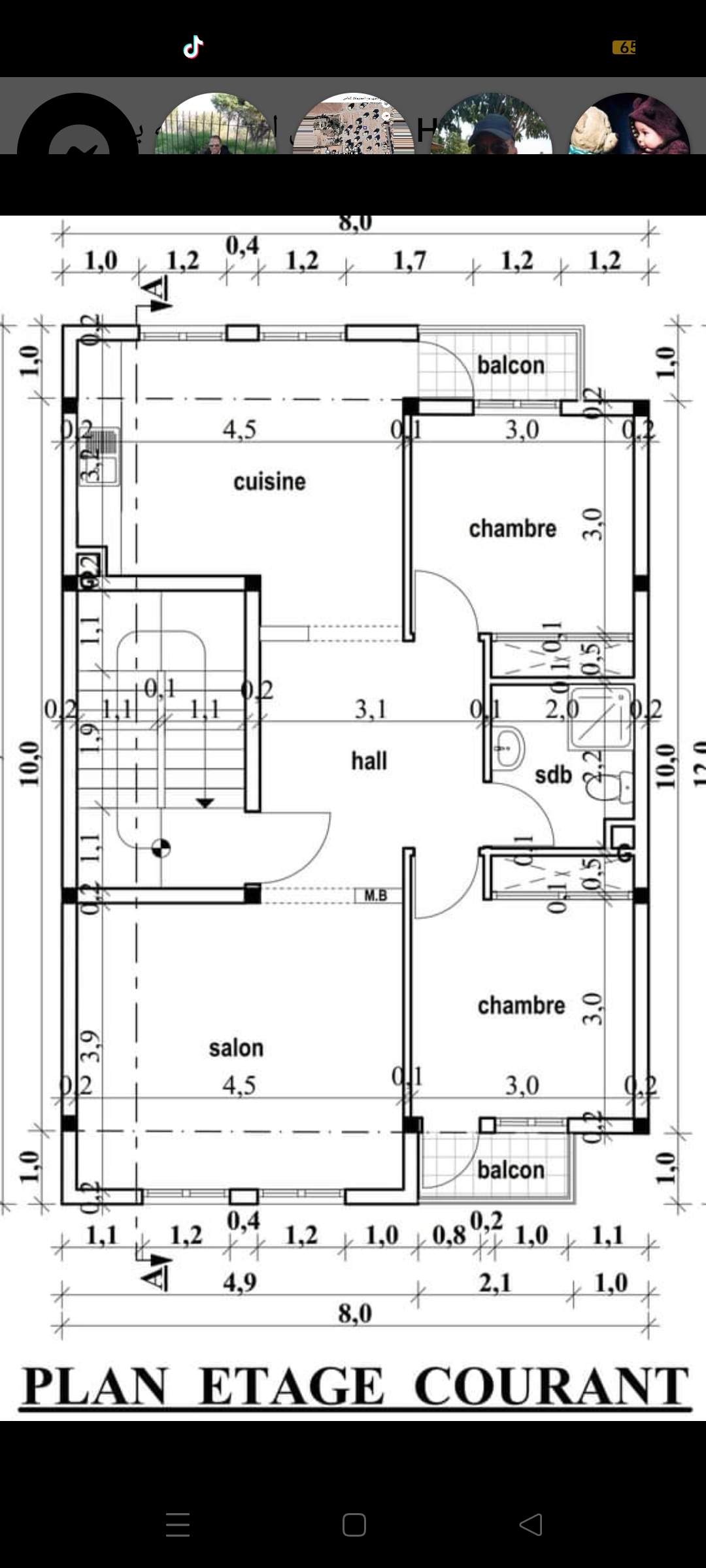 بقعه للبيع محفظة تجارية واجهتين أمامية وخلفية مع تصميم البناء